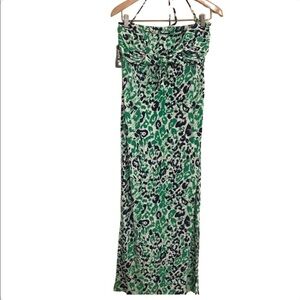 Allen B. Halter dress NWT summer spring removable straps size small soft cool